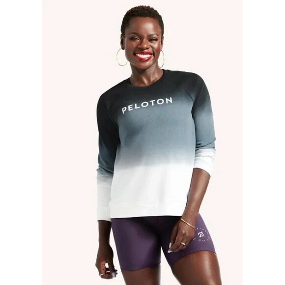 Peloton Ombré Heavyweight Sweatshirt M - Picture 1 of 7
